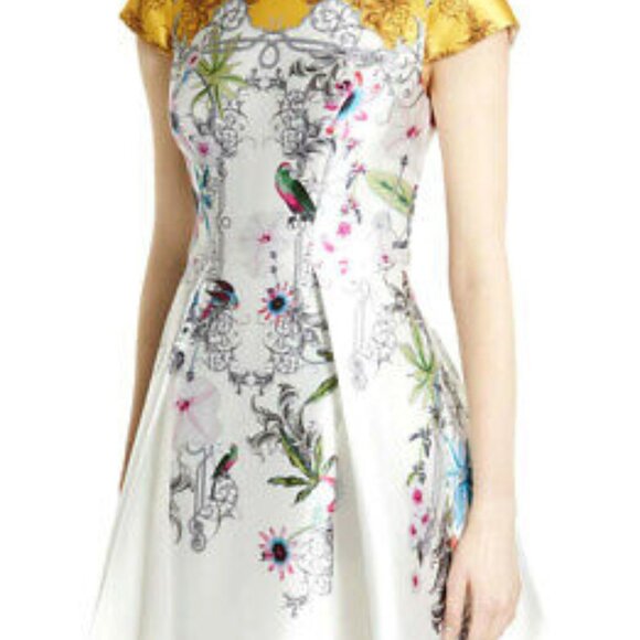 Ted Baker London Dresses & Skirts - NEW w/tags Ted Baker Bird Floral Dress (TB Size 4)